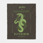 SLYTHERIN™ House auf jeden Fall Fleecedecke (Vorderseite)