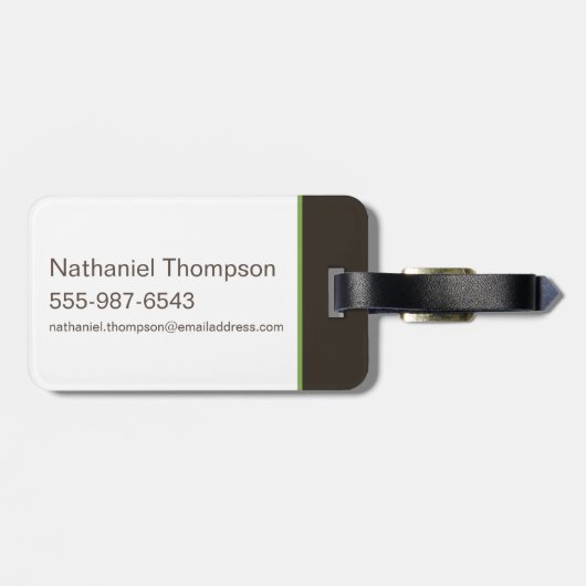 SLYTHERIN™ House auf jeden Fall Gepäckanhänger (Rückseite horizontal)