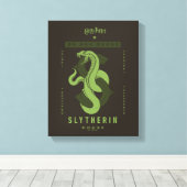 SLYTHERIN™ House auf jeden Fall Leinwanddruck (Insitu (Holzboden))