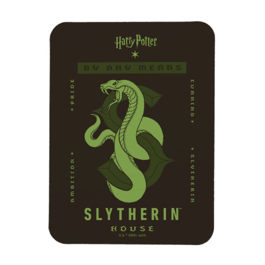 SLYTHERIN™ House auf jeden Fall Magnet (Vertikal)