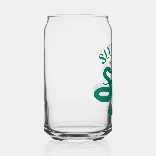 SLYTHERIN™ House Double Snake Locket Graphic Dosenglas (Rechts)