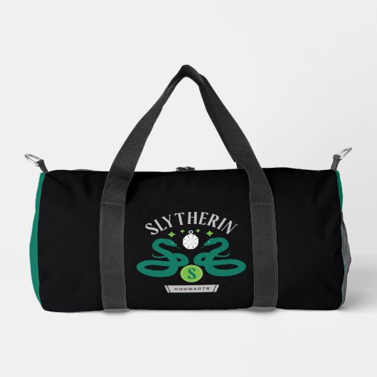 SLYTHERIN™ House Double Snake Locket Graphic Duffle Bag (Vorderseite)