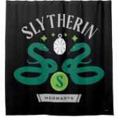 SLYTHERIN™ House Double Snake Locket Graphic Duschvorhang (Vorderseite)