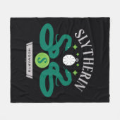 SLYTHERIN™ House Double Snake Locket Graphic Fleecedecke (Vorderseite (Horizontal))