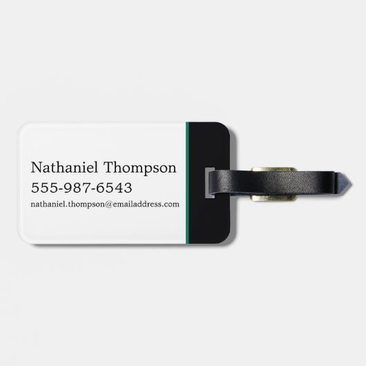 SLYTHERIN™ House Double Snake Locket Graphic Gepäckanhänger (Rückseite horizontal)