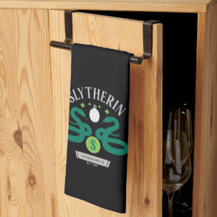 SLYTHERIN™ House Double Snake Locket Graphic Geschirrtuch