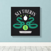 SLYTHERIN™ House Double Snake Locket Graphic Leinwanddruck (Insitu (Holzboden))