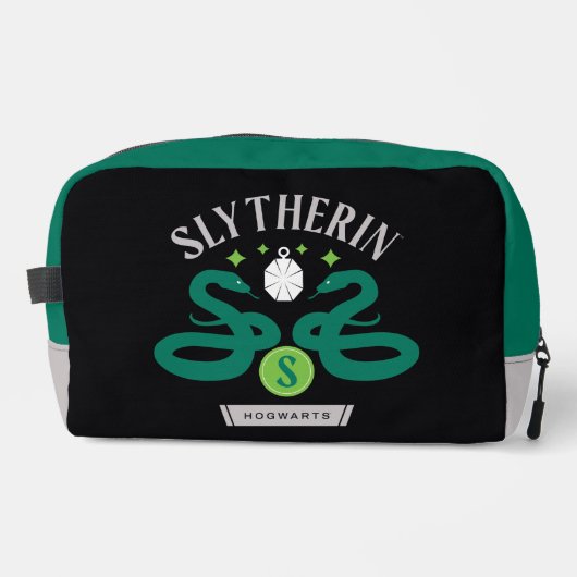 SLYTHERIN™ House Double Snake Locket Graphic Waschbeutel (Vorderseite)