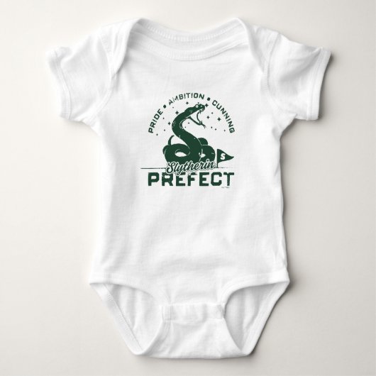 SLYTHERIN™ Präfektes Abzeichen Baby Strampler (Vorderseite)