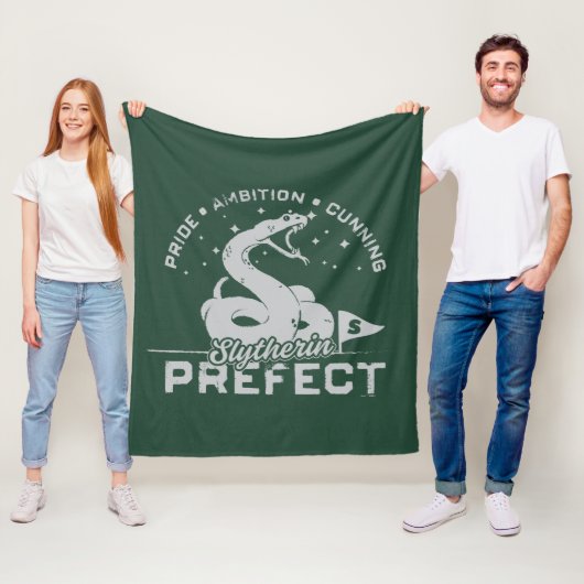 SLYTHERIN™ Präfektes Abzeichen Fleecedecke (Beispiel)