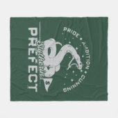 SLYTHERIN™ Präfektes Abzeichen Fleecedecke (Vorderseite (Horizontal))
