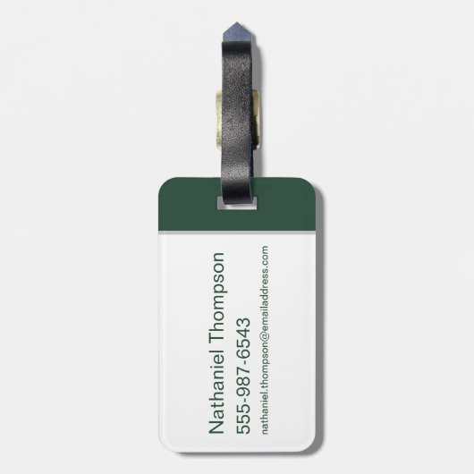 SLYTHERIN™ Präfektes Abzeichen Gepäckanhänger (Rückseite vertikal)