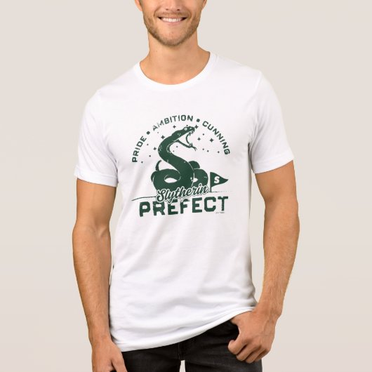 SLYTHERIN™ Präfektes Abzeichen Tri-Blend Shirt (Vorderseite)