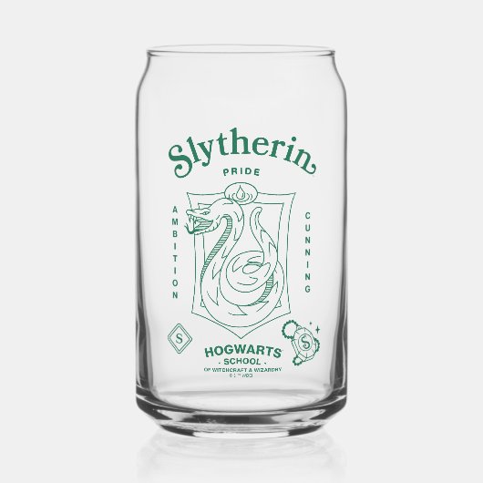 SLYTHERIN™ Pride Ambition Cunning Crest Dosenglas (Vorderseite)
