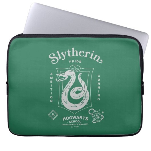 SLYTHERIN™ Pride Ambition Cunning Crest Laptopschutzhülle (Vorderseite)