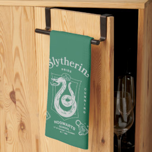 SLYTHERIN™ Stolz Ehrgeiz Cunning Wappen Geschirrtuch
