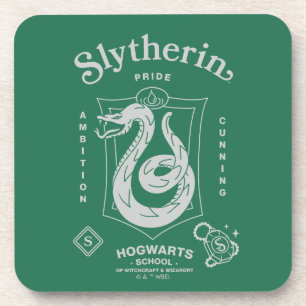 SLYTHERIN™ Stolz Ehrgeiz List Wappen Getränkeuntersetzer