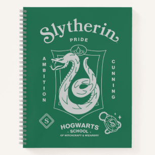 SLYTHERIN™ Stolz Ehrgeiz List Wappen Notizblock