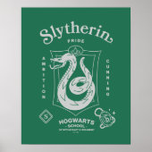 SLYTHERIN™ Stolz Ehrgeiz List Wappen Poster (Vorne)