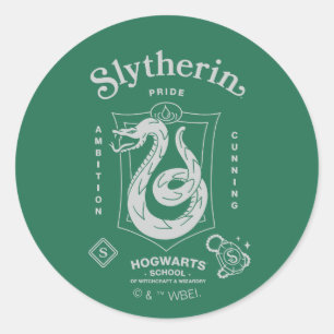 SLYTHERIN™ Stolz Ehrgeiz List Wappen Runder Aufkleber