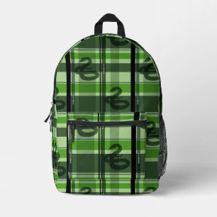 SLYTHERIN™ Tartan Kariertes Muster Bedruckter Rucksack