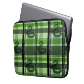 SLYTHERIN™ Tartan Kariertes Muster Laptopschutzhülle (Vorderseite Links)