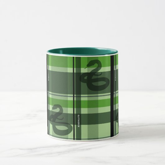 SLYTHERIN™ Tartan Kariertes Muster Tasse (Zentrum)