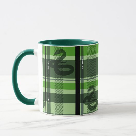 SLYTHERIN™ Tartan Kariertes Muster Tasse (Links)