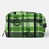 SLYTHERIN™ Tartan Kariertes Muster Waschbeutel (Rückseite)