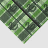 SLYTHERIN™ Tartan Plaid Pattern Seidenpapier (Ausschnitt)