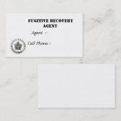 sm.badge, Fugitive Erholungs-Agent, Agent: Cer… Visitenkarte (Vorne/Hinten)