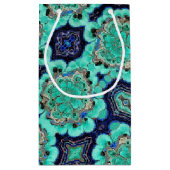 Sm Gift Bag Azurite/Malachite Geode Kleine Geschenktüte (Rückseite)