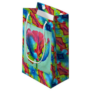 Sm Gift Bag Rainbow Tulip #2 Kleine Geschenktüte