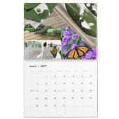 Sm, Med, Lg Calendars - Schmetterlinge Kalender (Mär 2027)
