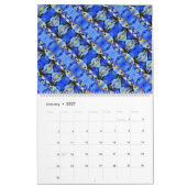 Sm, Med, LG-Kalender - Digitale Blume Kalender (Jan 2027)