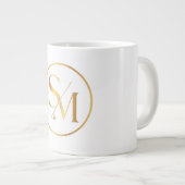 SM Minimales Modernes Design Jumbo-Tasse (Vorderseite Rechts)