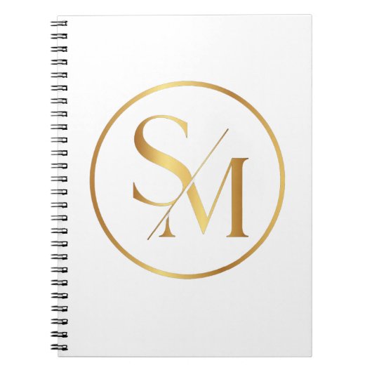 SM Minimales Modernes Design Notizblock (Vorderseite)