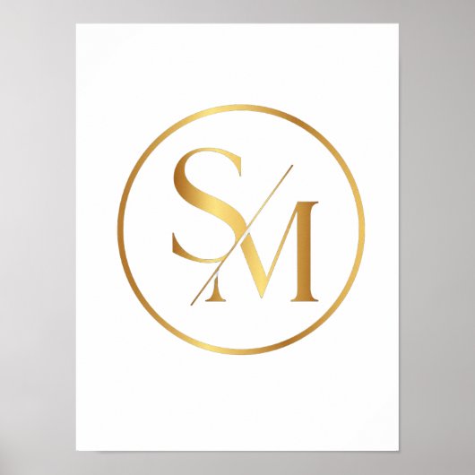 SM Minimales Modernes Design Poster (Vorne)