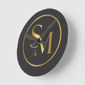 SM Minimales Modernes Design Runde Wanduhr (Winkel)
