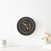 SM Minimales Modernes Design Runde Wanduhr (Zuhause)