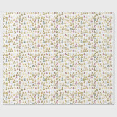 Sm Minimalist Geometric Christmas Tree  Geschenkpapier (Flach)