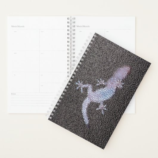 Sm Planner Gecko auf Glas Planer (Anzeige)