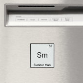 Sm - Symbol des schlanken Man Funny Chemical Eleme Magnet (In Situ (Geschirrspüler))