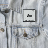 Sm - Symbol des schlanken Man Funny Chemistry Elem Button (Beispiel)