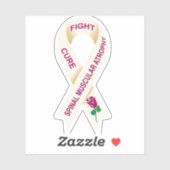 SMA Awareness Ribbon Aufkleber (Blatt)