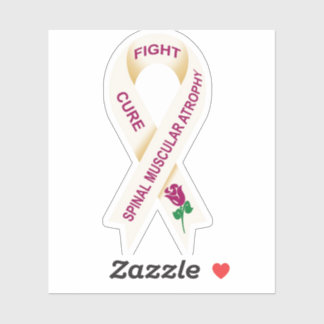 SMA Awareness Ribbon Aufkleber