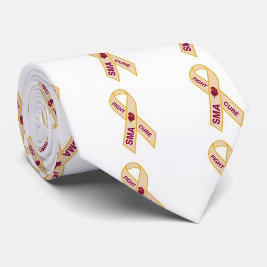 SMA Bewusstseins-Band Krawatte (Gerollt)