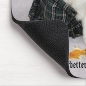 Sma Fische sind besser als nae-Fische Mousepad (Ecke)