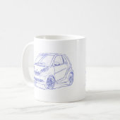 Sma ForTwo 2007 Kaffeetasse (Vorderseite Links)