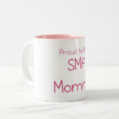 SMA Mama oder Mama Zweifarbige Tasse (Vorderseite Links)